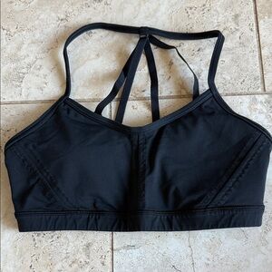 Lululemon Black Strappy Sports Bra